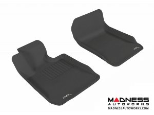BMW 3 Series Floor Mats (Set of 2) - Front - Black by 3D MAXpider - E90/ E92 Sedan